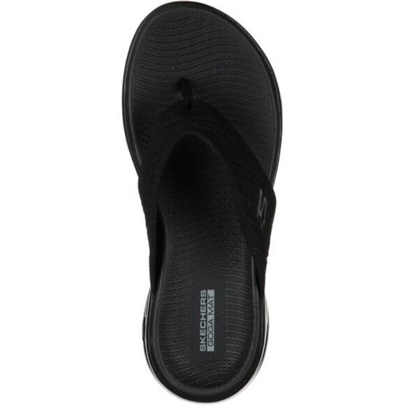 Womens Lightweight Flip Flops Cushioned Sandals Mesh Upper Beach Pool Shoe - Picture 3 of 6